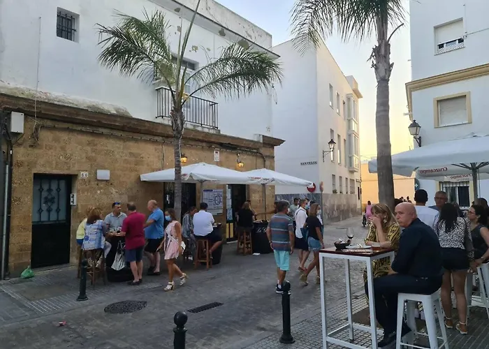 Apartament Cadizz - El Faro Del Manteca - Terraza Privada Barrio De La Vina - La Caleta Kadyks