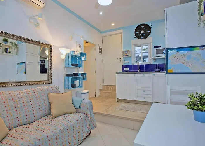 Cadizz - El Faro Del Manteca - Terraza Privada Barrio De La Vina - La Caleta Apartament Kadyks